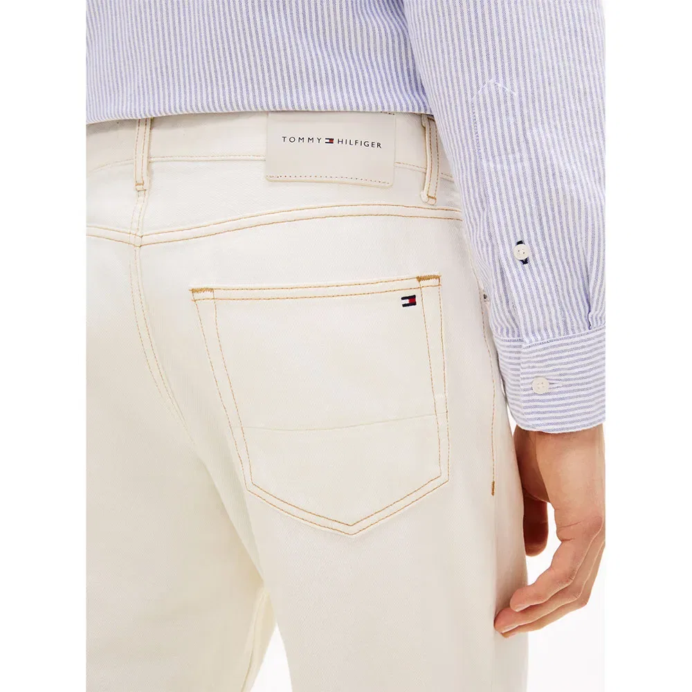 Джинсы River Relaxed Fit Tommy Hilfiger, бежевый — фото 4