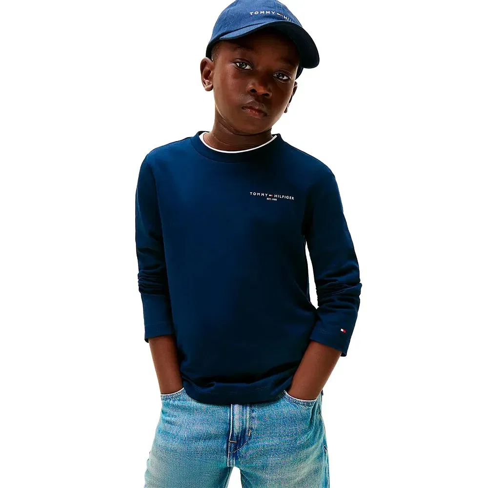 Футболка с длинным рукавом Mini Corp Tommy Hilfiger, синий