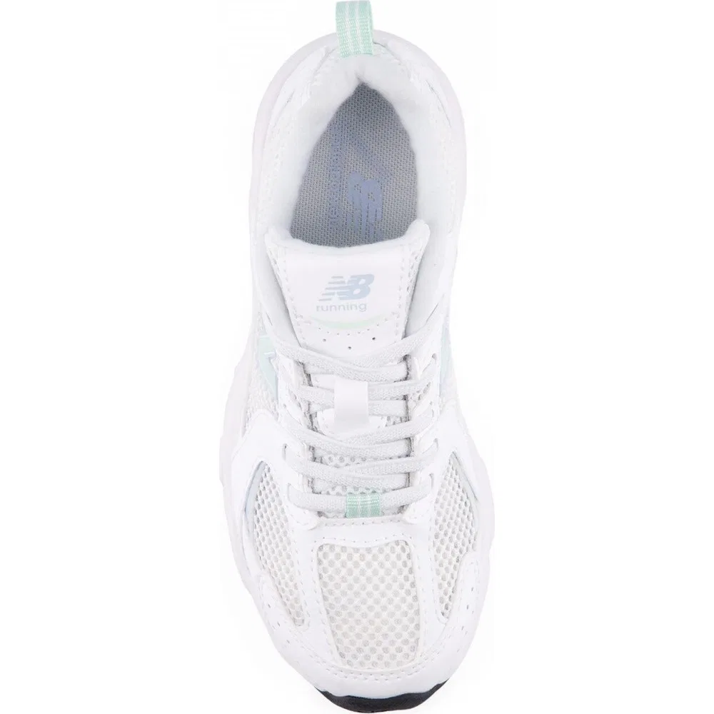 Детские кроссовки для девочек с логотипом P530 Nb Lifestyle Pre-School Shoes New Balance, Белый — фото 3