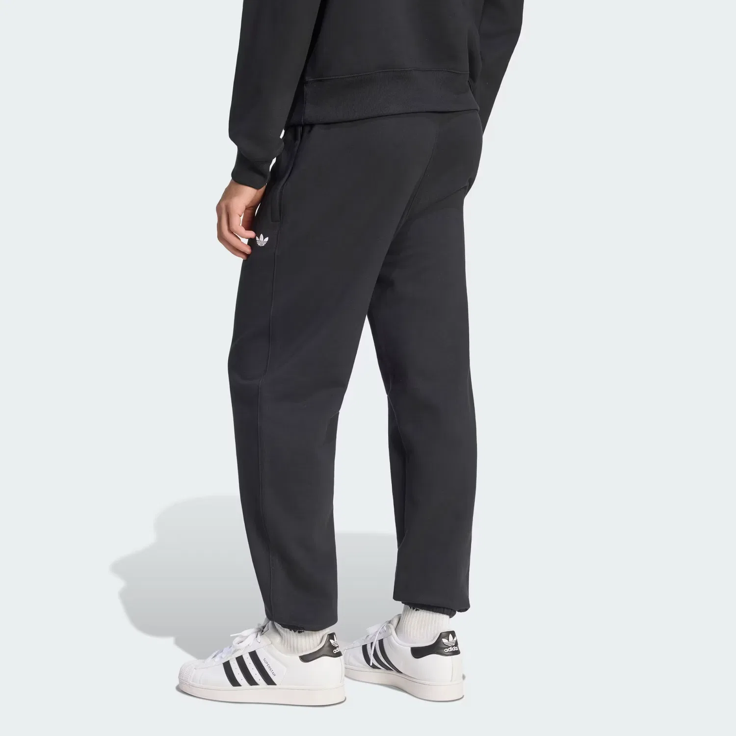 Мужские спортивные штаны прямого кроя TREFOIL ESSENTIALS Adidas Originals, черный — фото 3