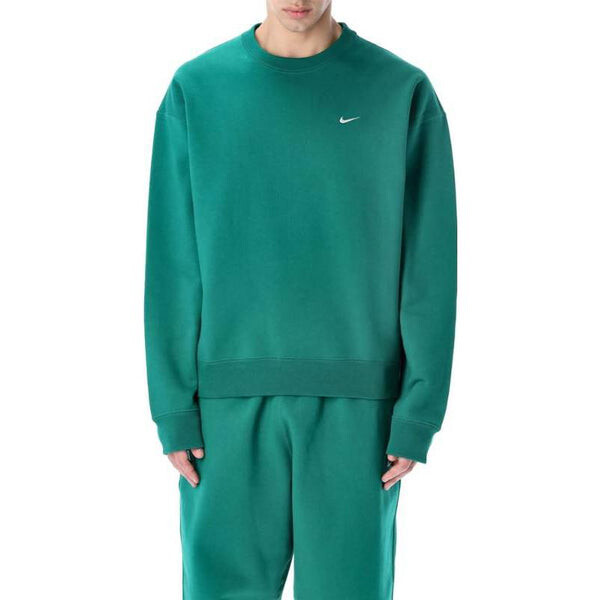 Толстовка Men's Nike Embroidered Logo Solid Color Round Neck Long Sleeves Green, мультиколор — фото 3