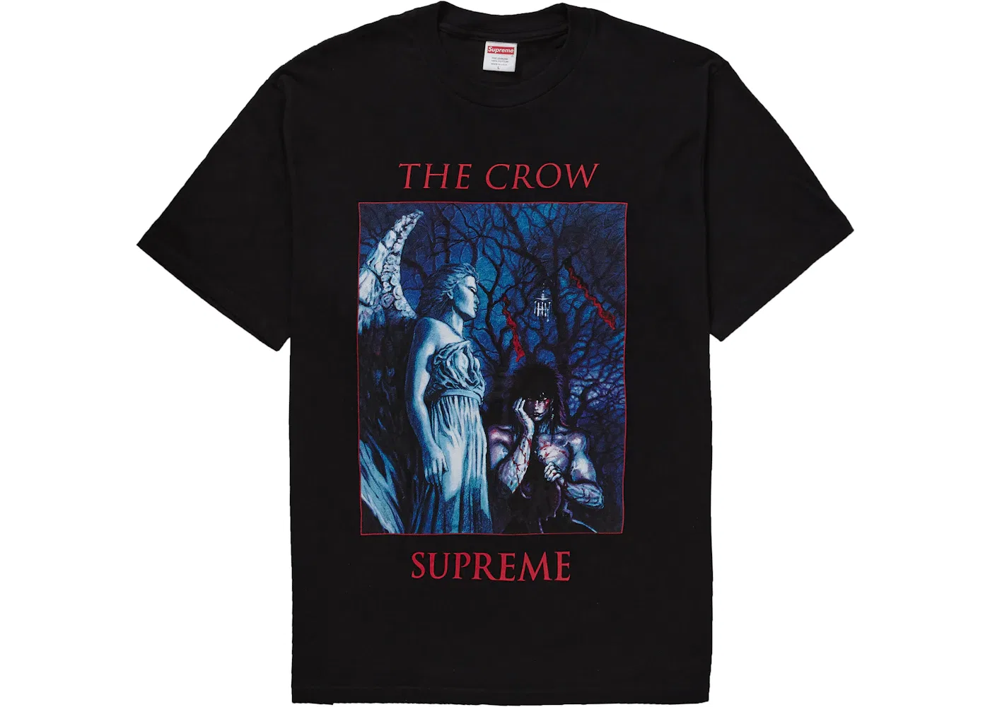 Мужская футболка с принтом The Crow Supreme, Black