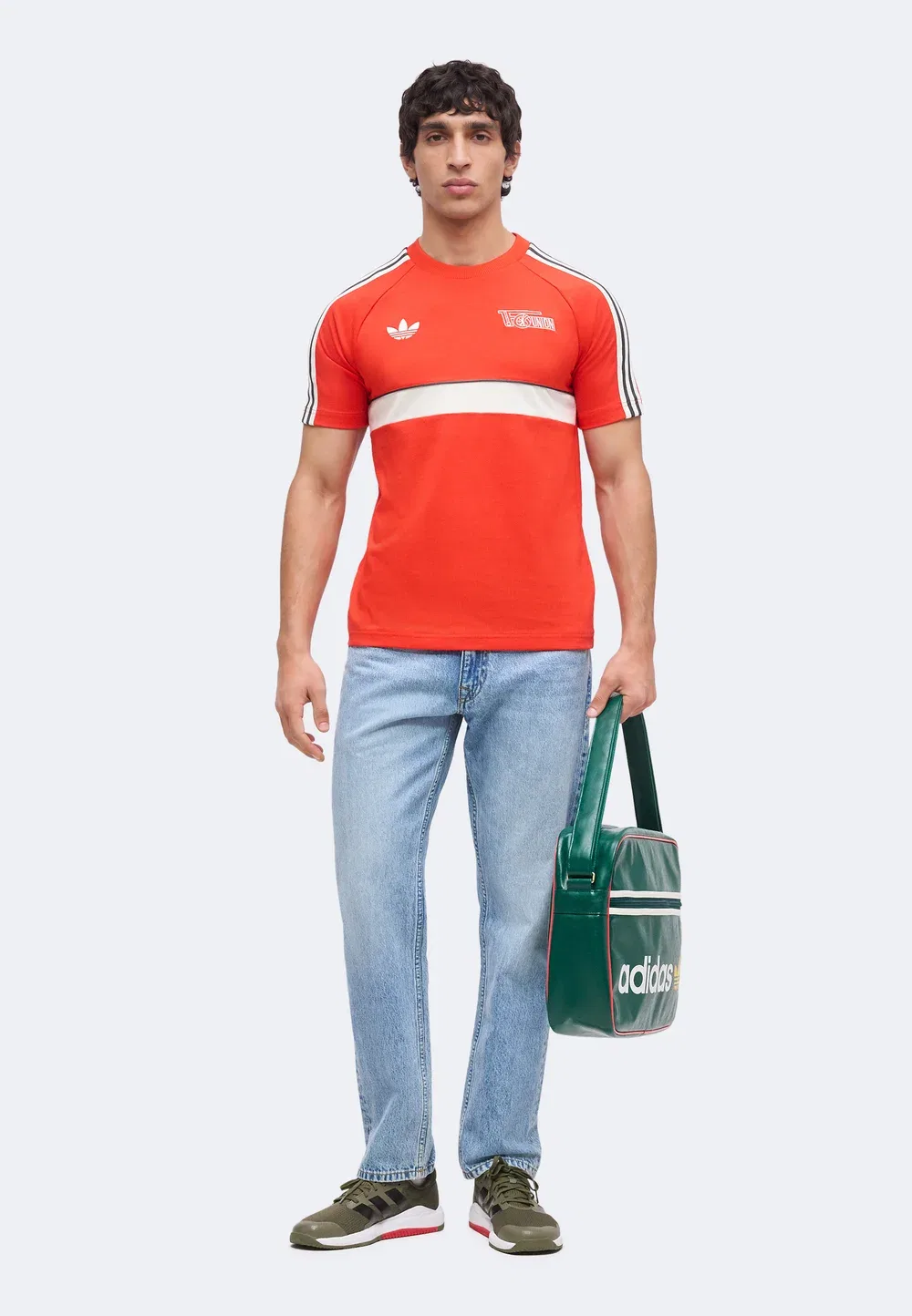 Union Berlin - клубная одежда Adidas Originals, Active Red — фото 2