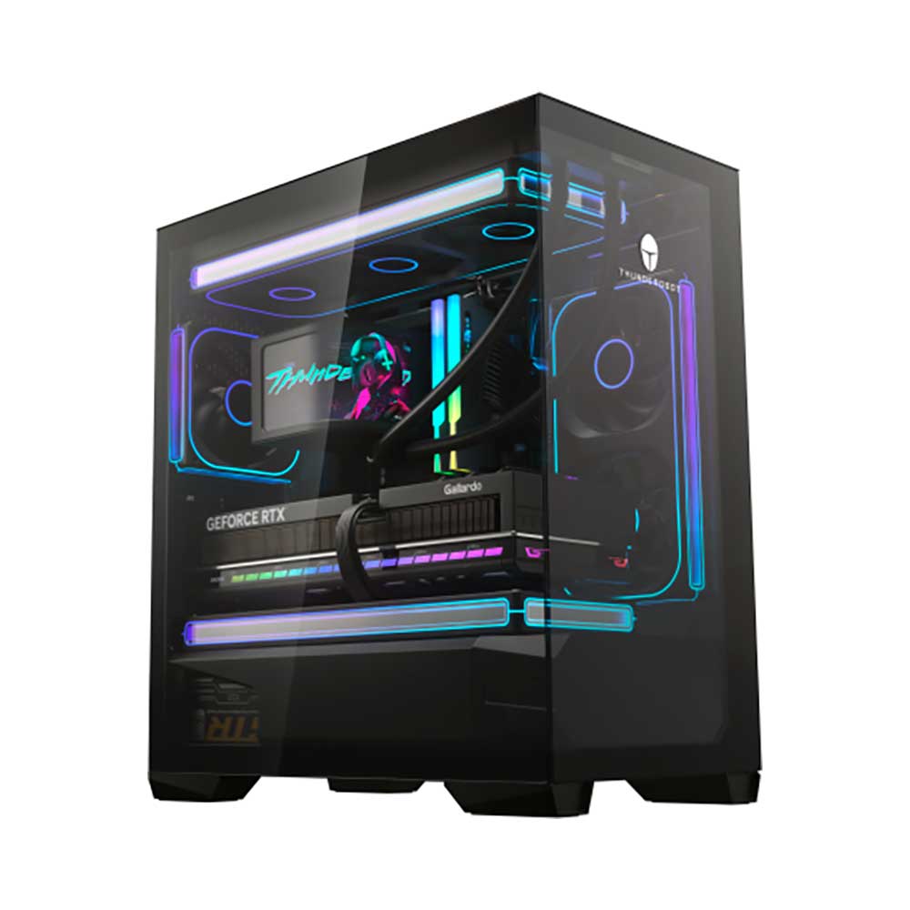

Корпус ThundeRobot Black Warrior, M-ATX, Mid Tower, чёрный