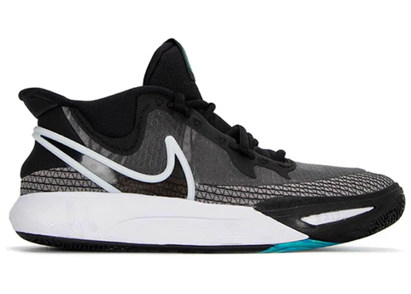 Детские кроссовки для баскетбола Nike Kyrie 8 GO, Black/Mercury Grey/White/Light Menta/Laser Blue