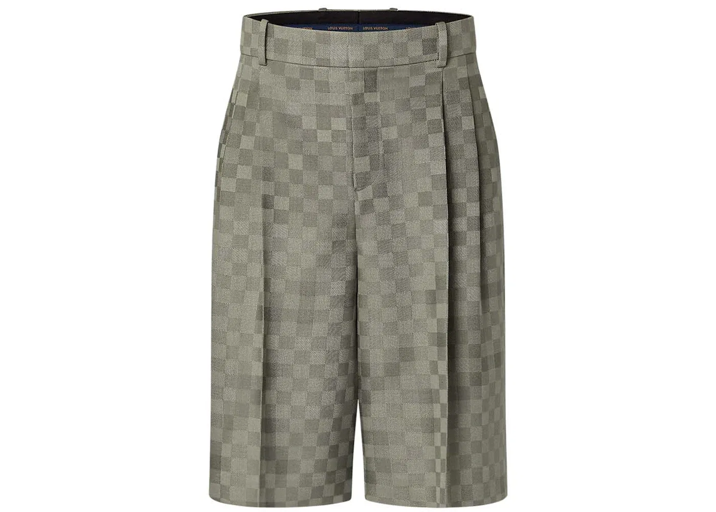 Мужские шорты с принтом Damier Damoflage Louis Vuitton, Grey