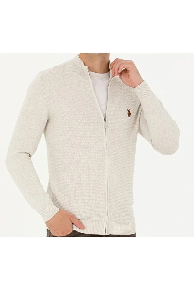 Мужской кардиган с длинным рукавом Basics U.S. Polo Assn., Tas Melanj — фото 2