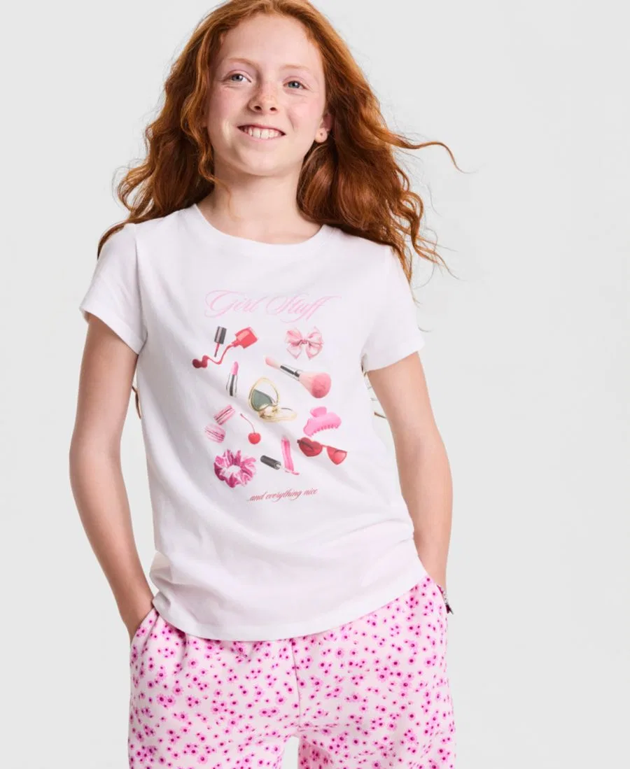 Футболка с принтом Girl Stuff Epic Threads, Angel White