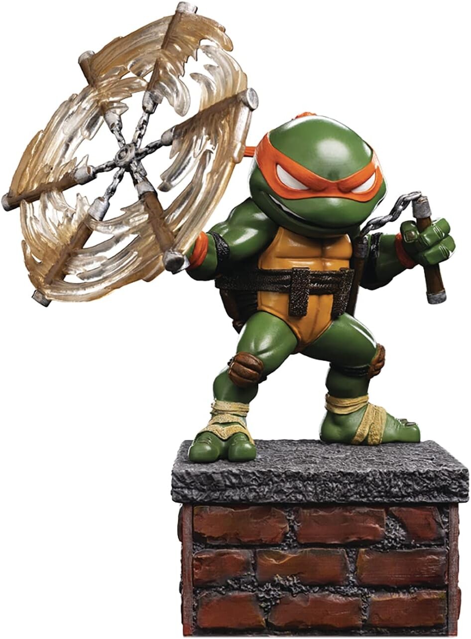 

Статуэтка Iron Studios Teenage Mutant Ninja Turtles, Michelangelo (Ver. 2) PX Minico, 20,6 см