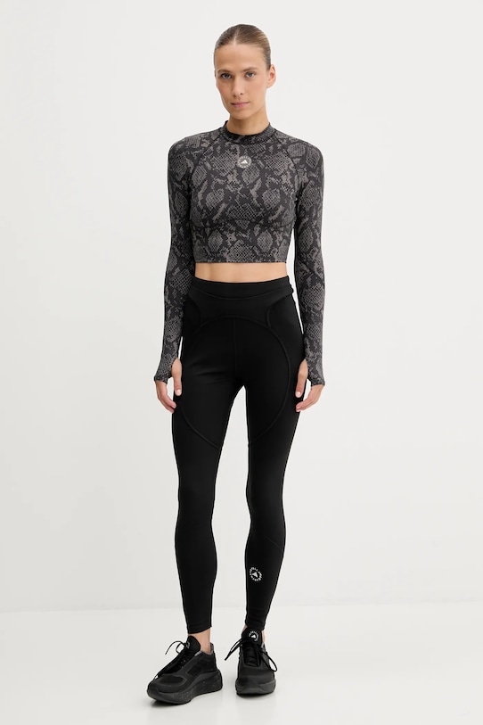 Леггинсы для тренировок TruePurpose Adidas By Stella Mccartney, черный — фото 2