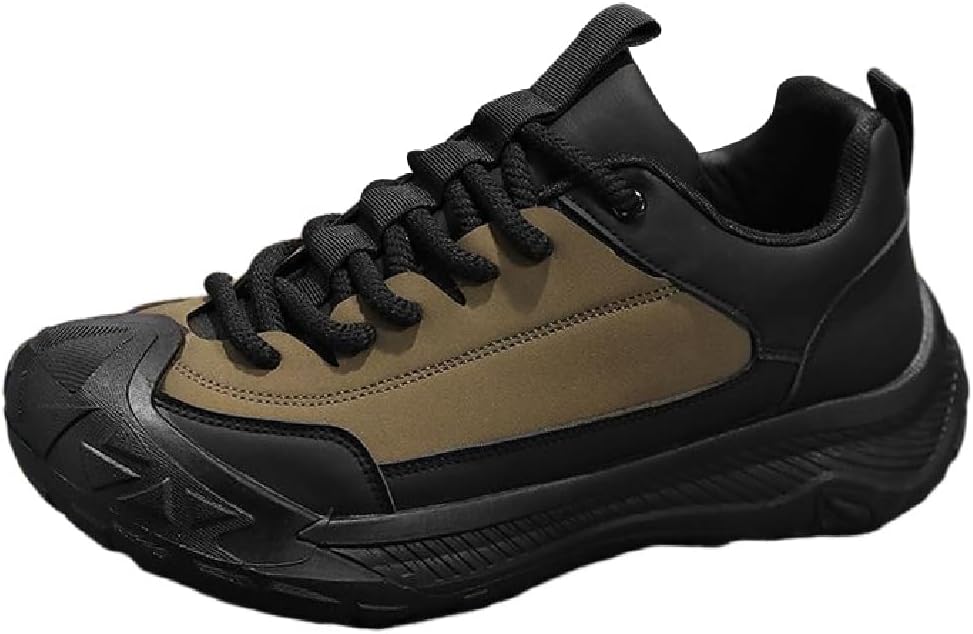 

Мужские дышащие кроссовки с сеткой для улицы и тренировок в спортзале и повседневной носки, с массивной подошвой и спортивным цветовым дизайном Lexamen, зеленый