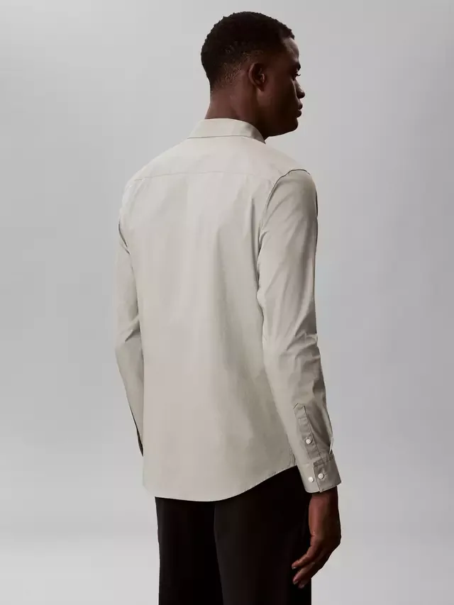 Облегающая эластичная рубашка, Shadow Calvin Klein — фото 3