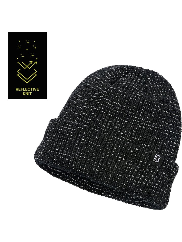 

Brandit Шапка-бини "Reflection Beanie" черного цвета