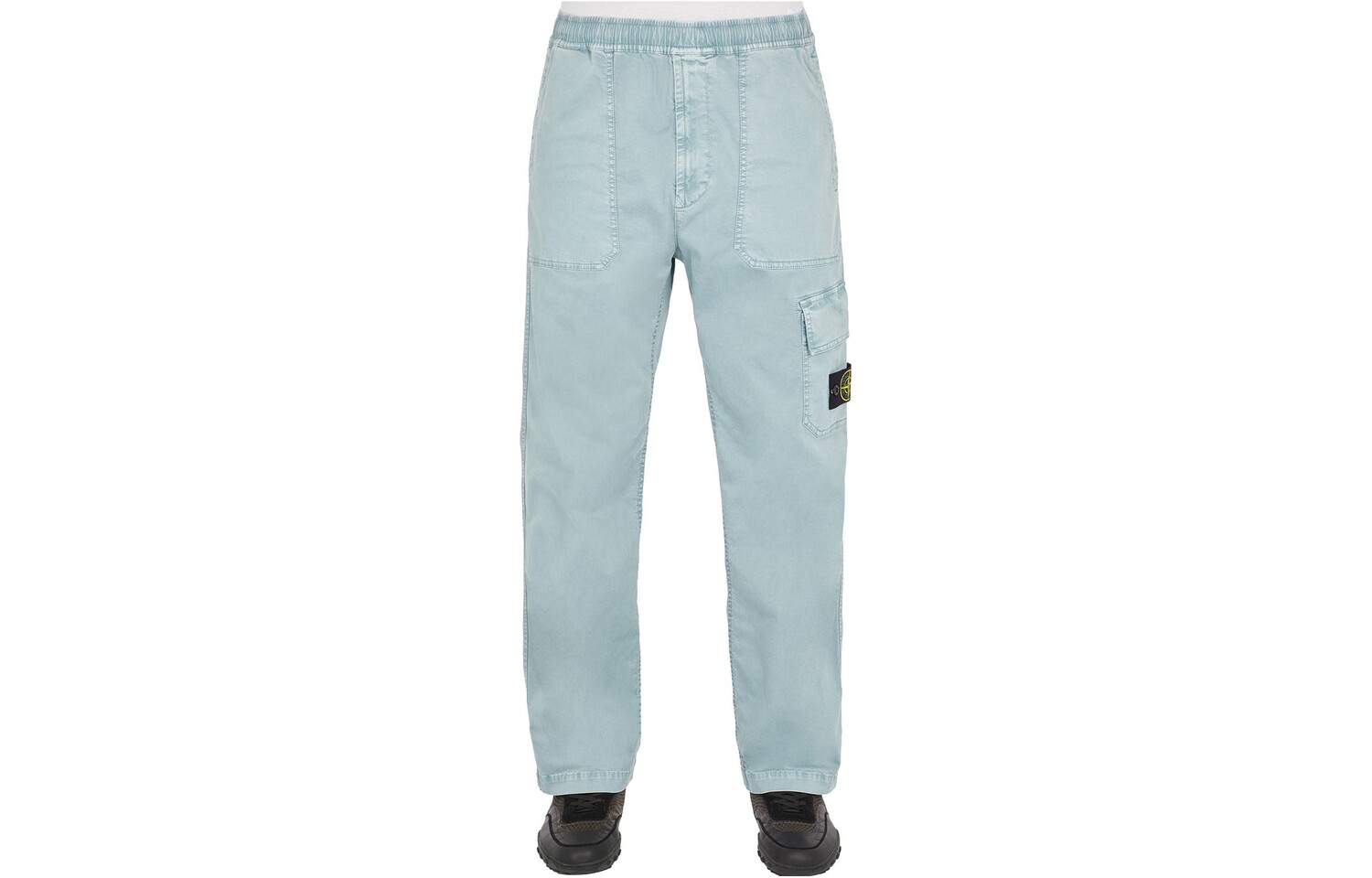 

Брюки-карго унисекс небесно-голубые Stone Island, голубой