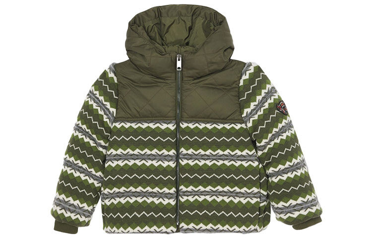 

Детский пуховик Burberry, цвет Moss Green