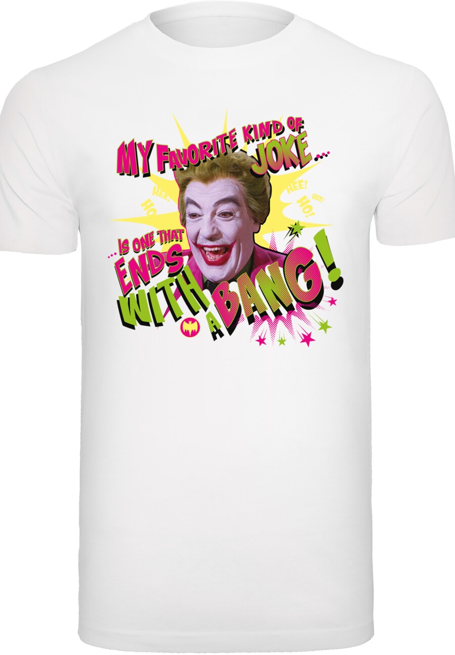 

Классическая футболка F4NT4STIC Shirt Batman TV Series Joker Bang, белый