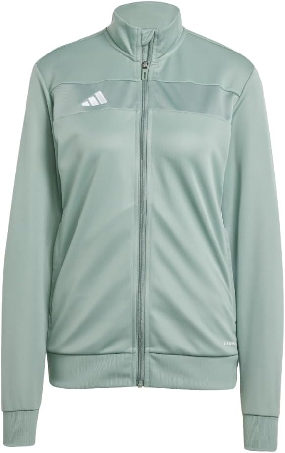 Женская тренировочная куртка Adidas Originals Tiro 25 Essentials влагоотводящая, светло-зеленый — фото 2