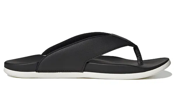 Тапочки adilette комфорт шлепки Adidas, черный — фото 3