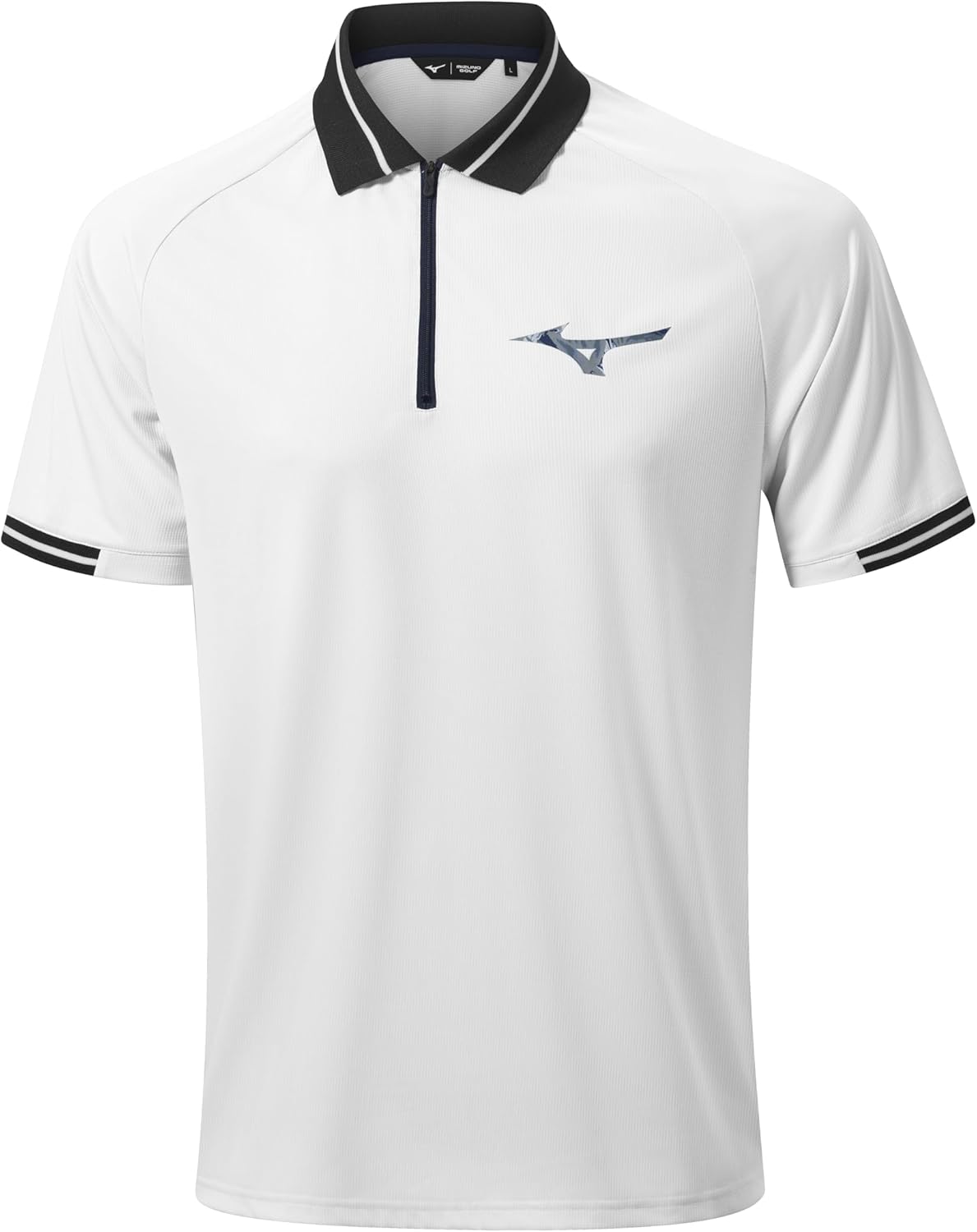 

Мужская одежда для гольфа Mizuno E2GAB002, гладкий воротник-поло, рубашка с коротким рукавом, глобальная модель, технология Move Tech, белый