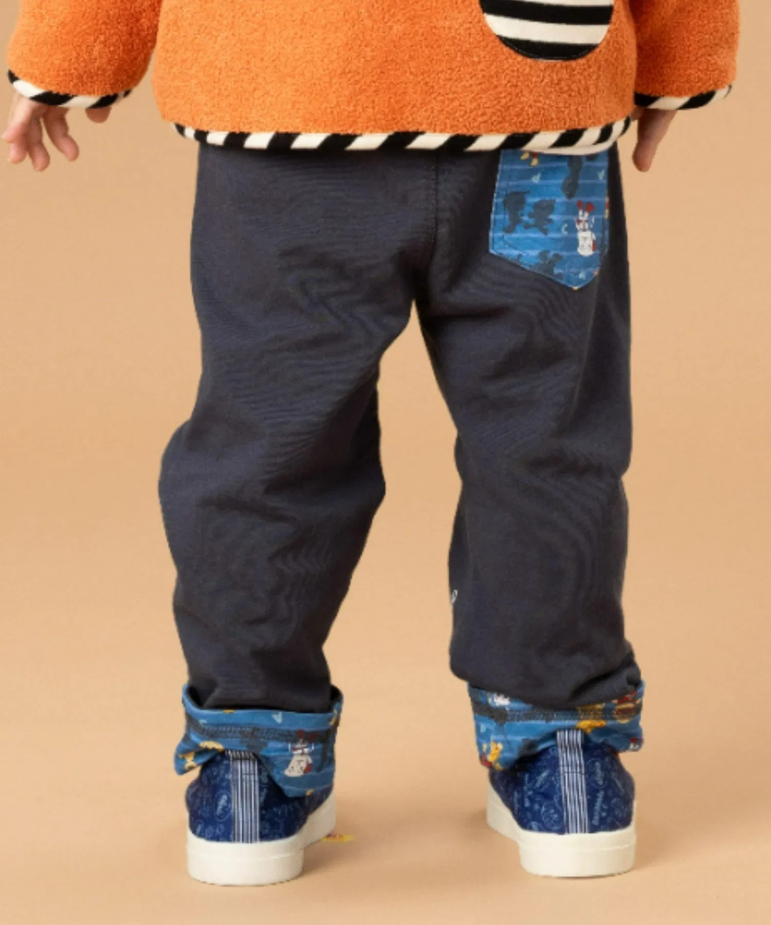 Детские брюки ANPANMAN KIDS COLLECTION двусторонние хаки — фото 2