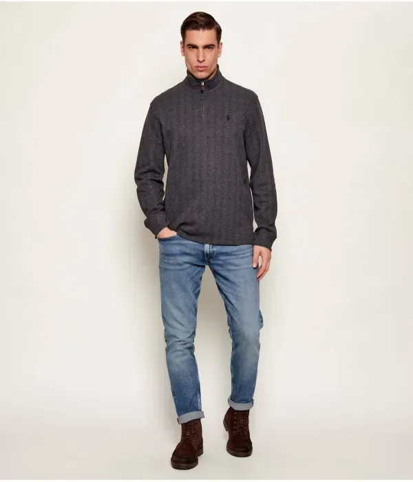 Свитер regular fit Polo Ralph Lauren, графитовый — фото 2