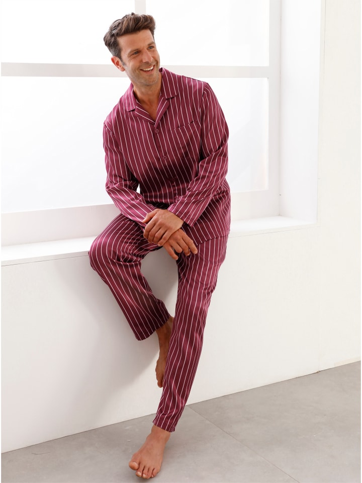 

WITT WEIDEN Пижама в бордовую полоску