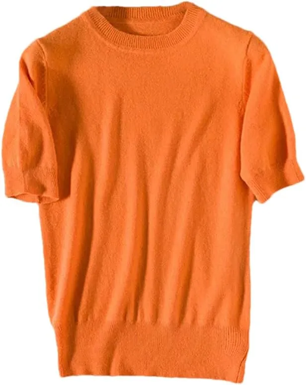 

Женская футболка с коротким рукавом и круглым вырезом Fnfmrfmr