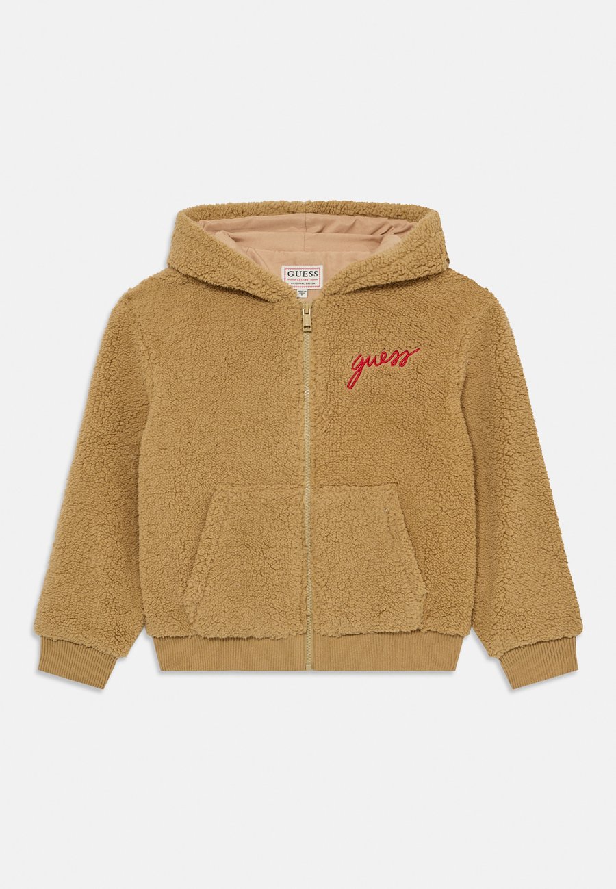 

Флисовая куртка Guess KIDS JUNIOR HOODED JACKET UNISEX, Mountain Honey/Brown