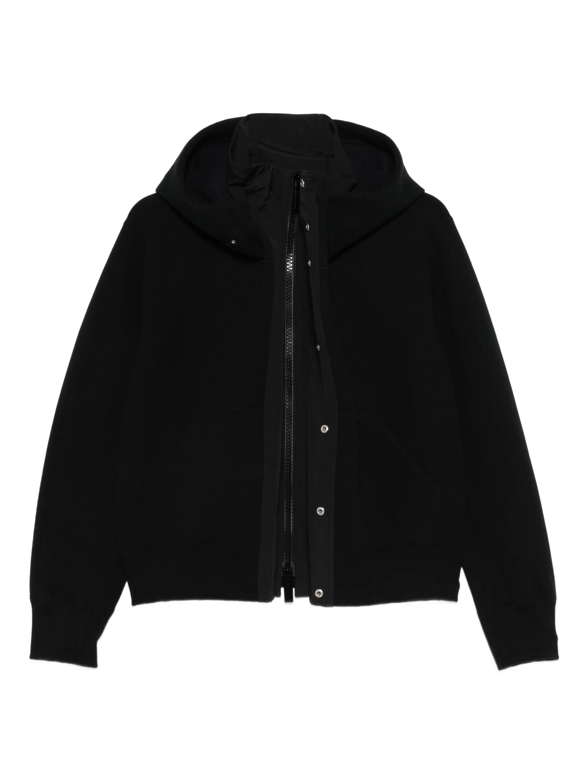

Куртка на молнии с капюшоном Sacai, черный