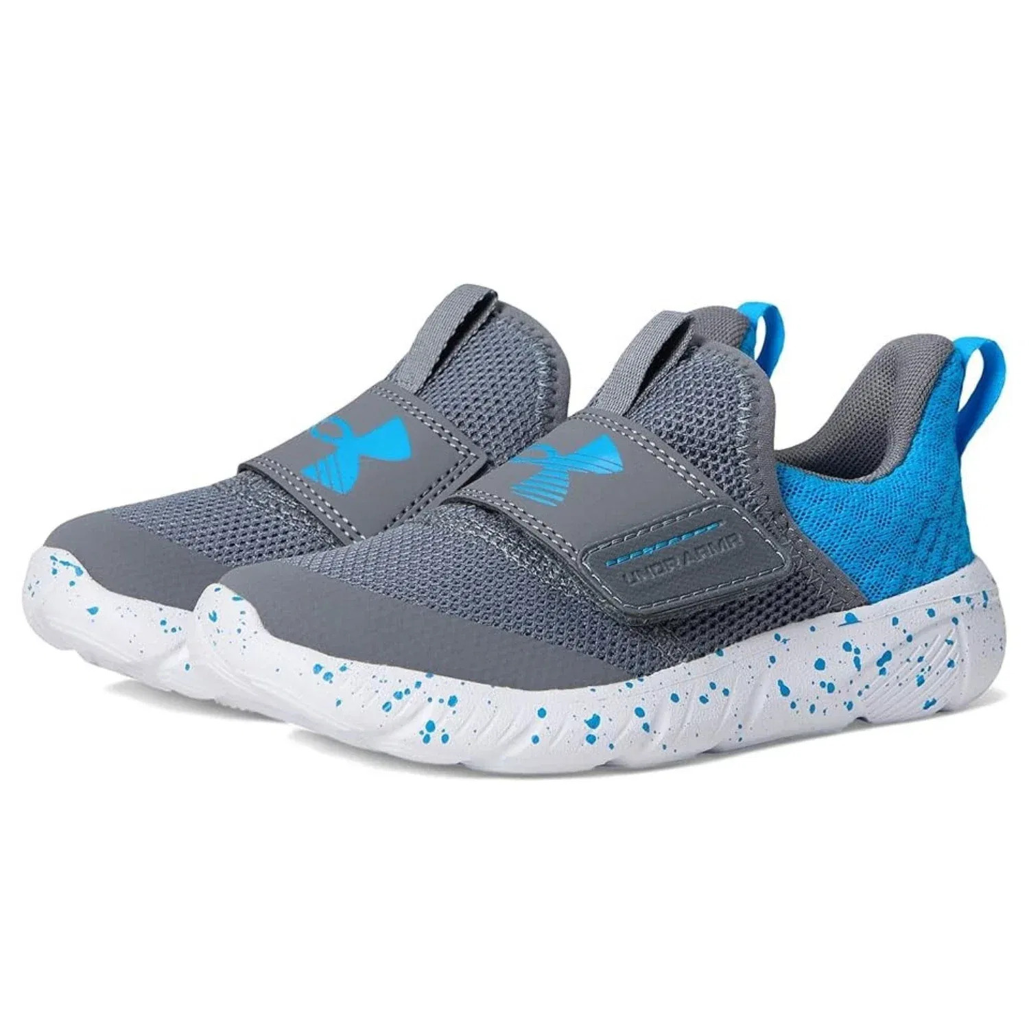 Детские серые прогулочные кроссовки Under Armour Flash Speckle 3026707-024 Titan RHS8056