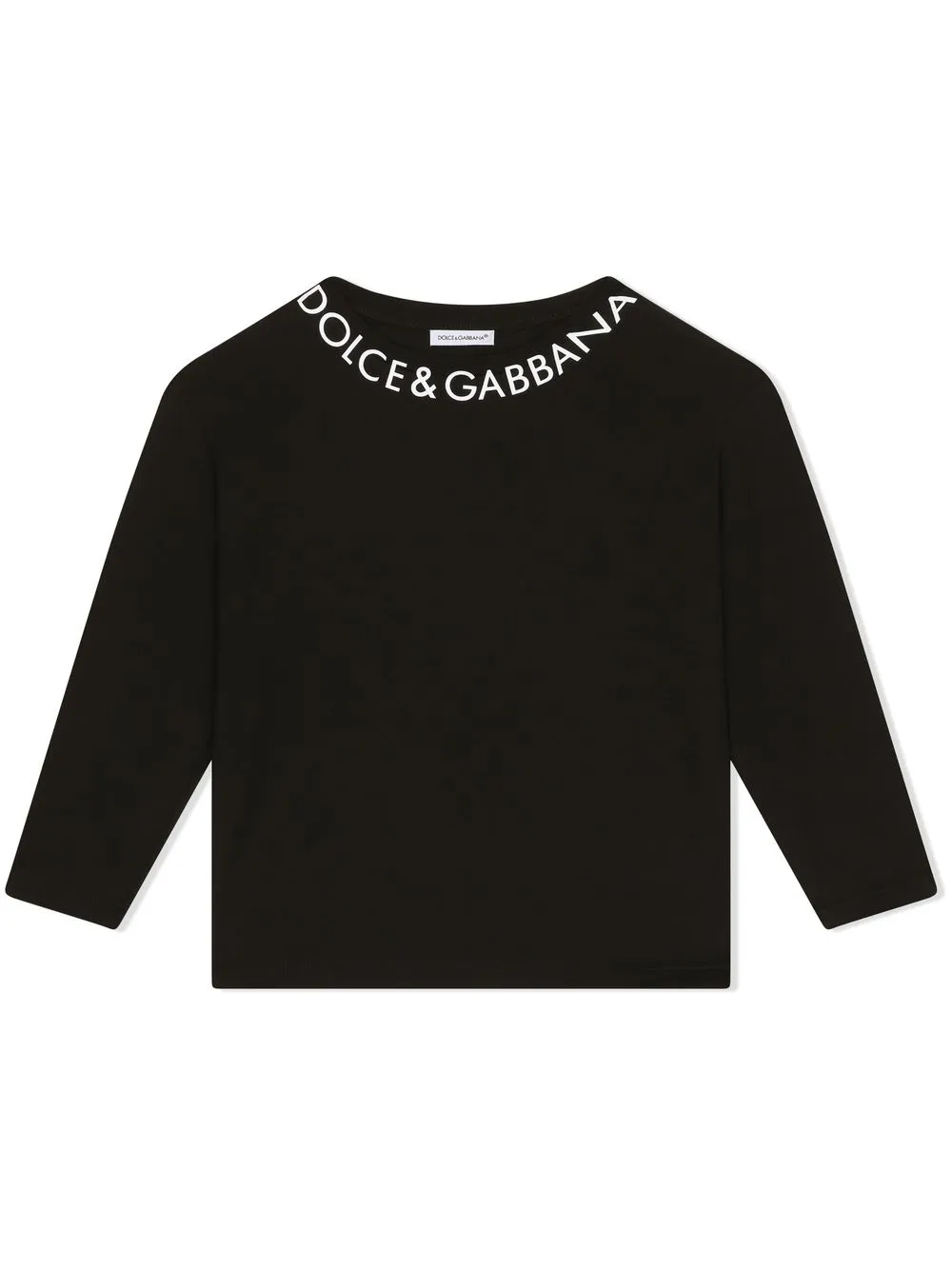 

Футболка с логотипом Dolce & Gabbana Kids, черный