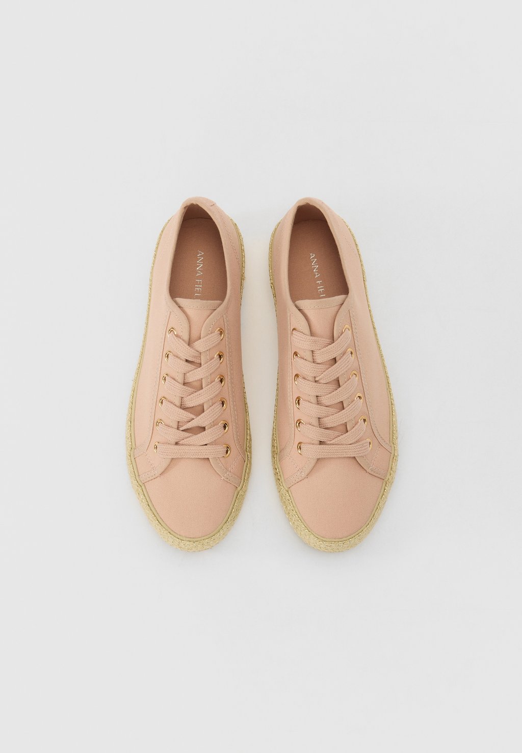 Эспадрильи Casual lace-ups Anna Field Wide Fit, светло-розовый — фото 4
