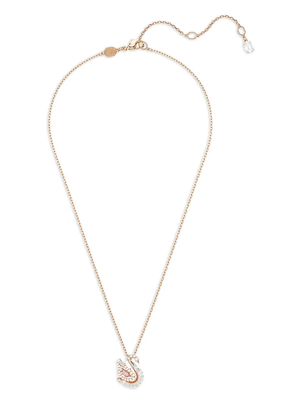 

Колье Swan с подвеской Swarovski, розовый