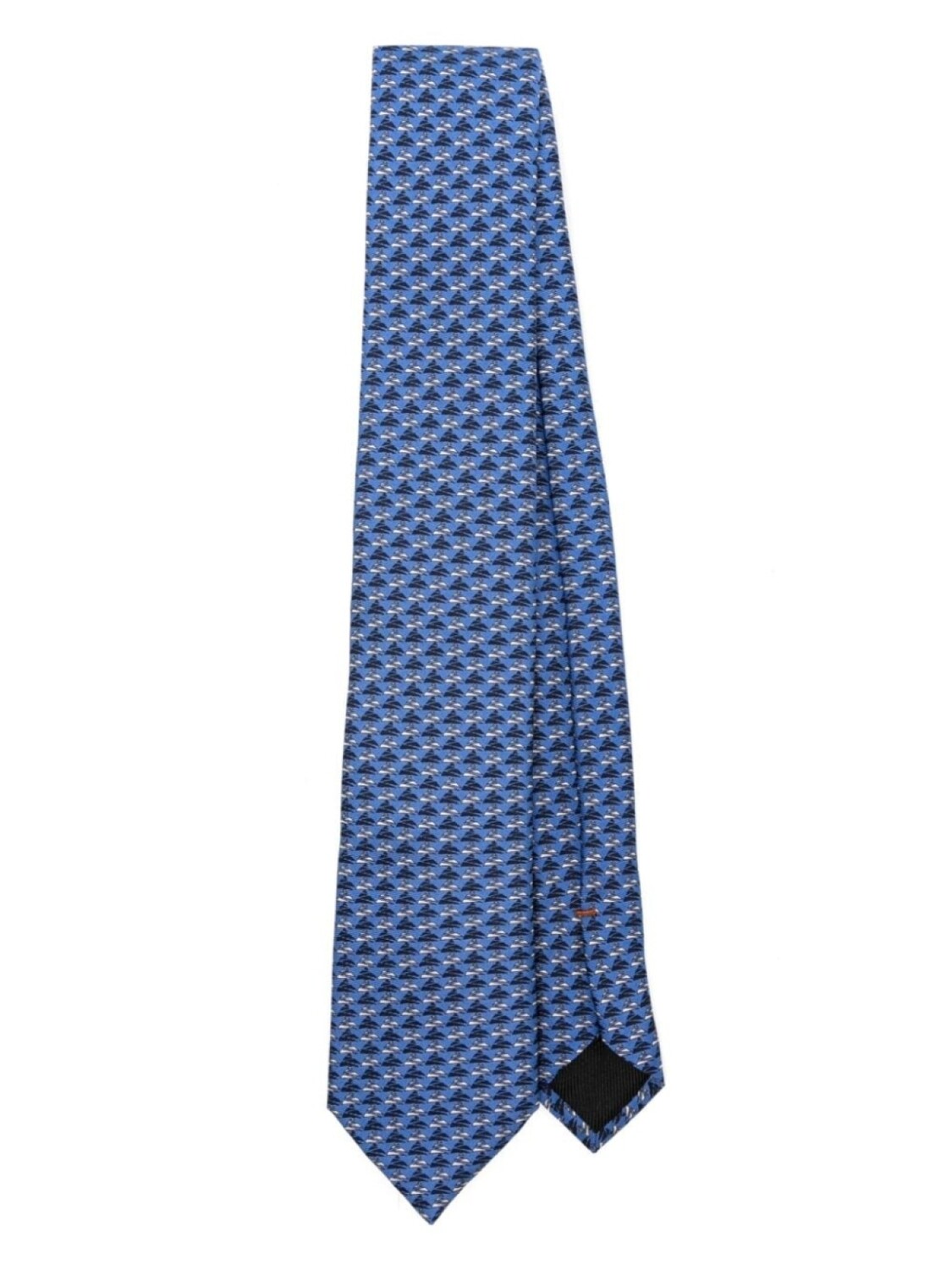 

Zegna шелковый галстук, синий