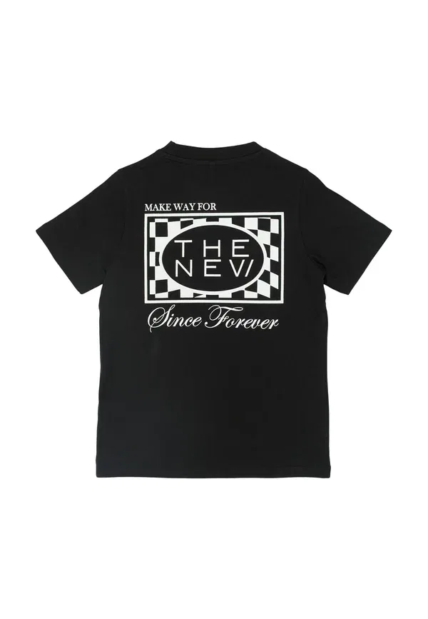Футболка Tntyson s_s tee print t-shirt The New, черный — фото 4