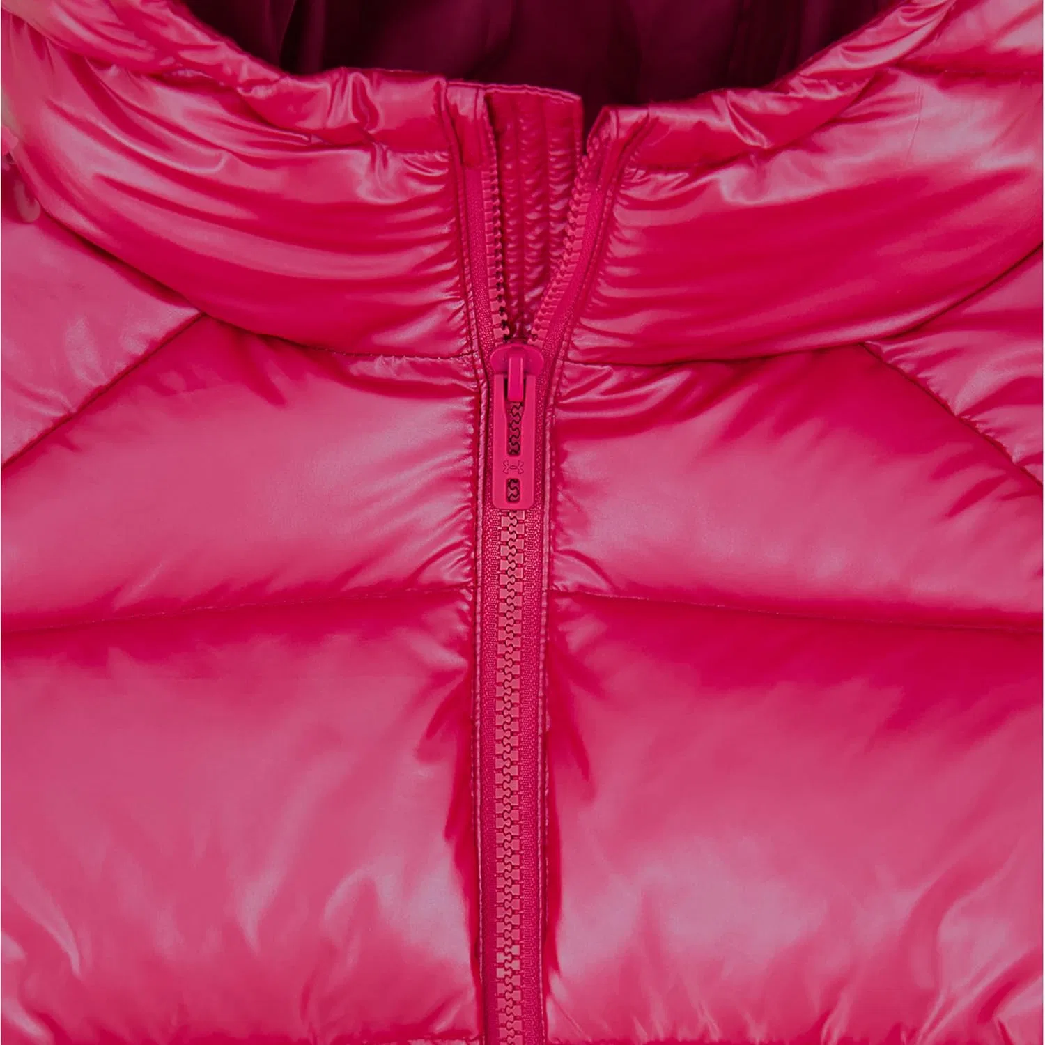 Куртка-пуховик детская Under Armour Prime Hooded, Pink Metallic — фото 4