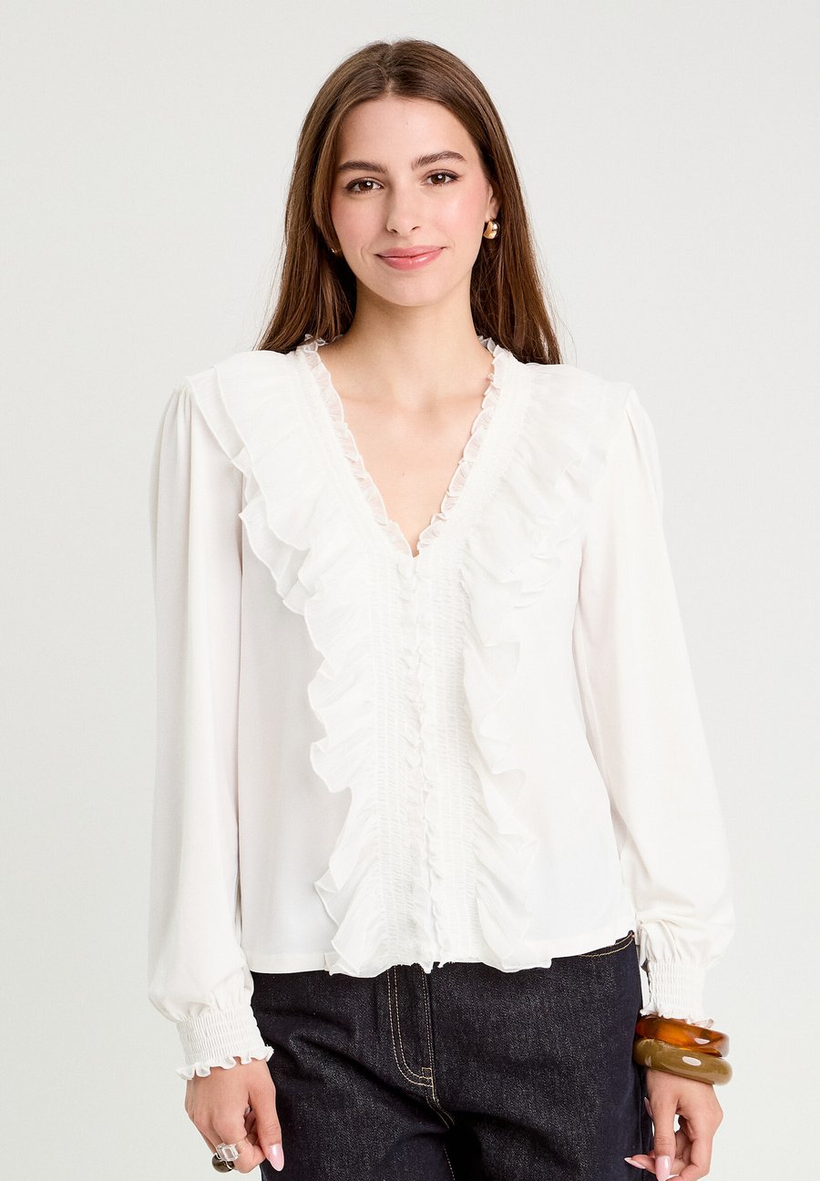 

Блуза Cache Cache MIT VOLANTS, Ecru/Off-White