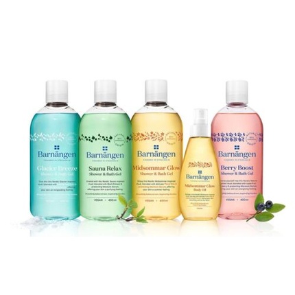 

Лосьон для тела, гель для душа и гель для ванны Swedish Nature, бальзам для тела