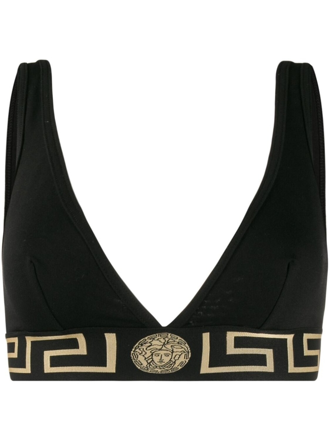 

Versace бюстгальтер Medusa Greek Key, черный