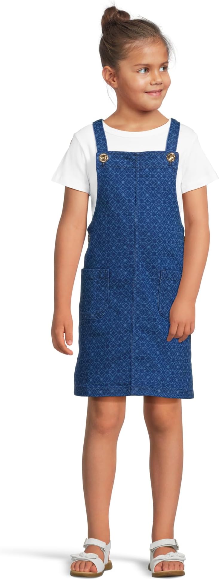 

Платье Lilly Pulitzer Kids Varney Overall Dress, цвет Dark Wash