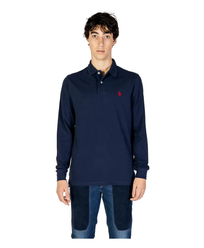 

Хлопковая мужская футболка и поло U.S. Polo Assn., синий