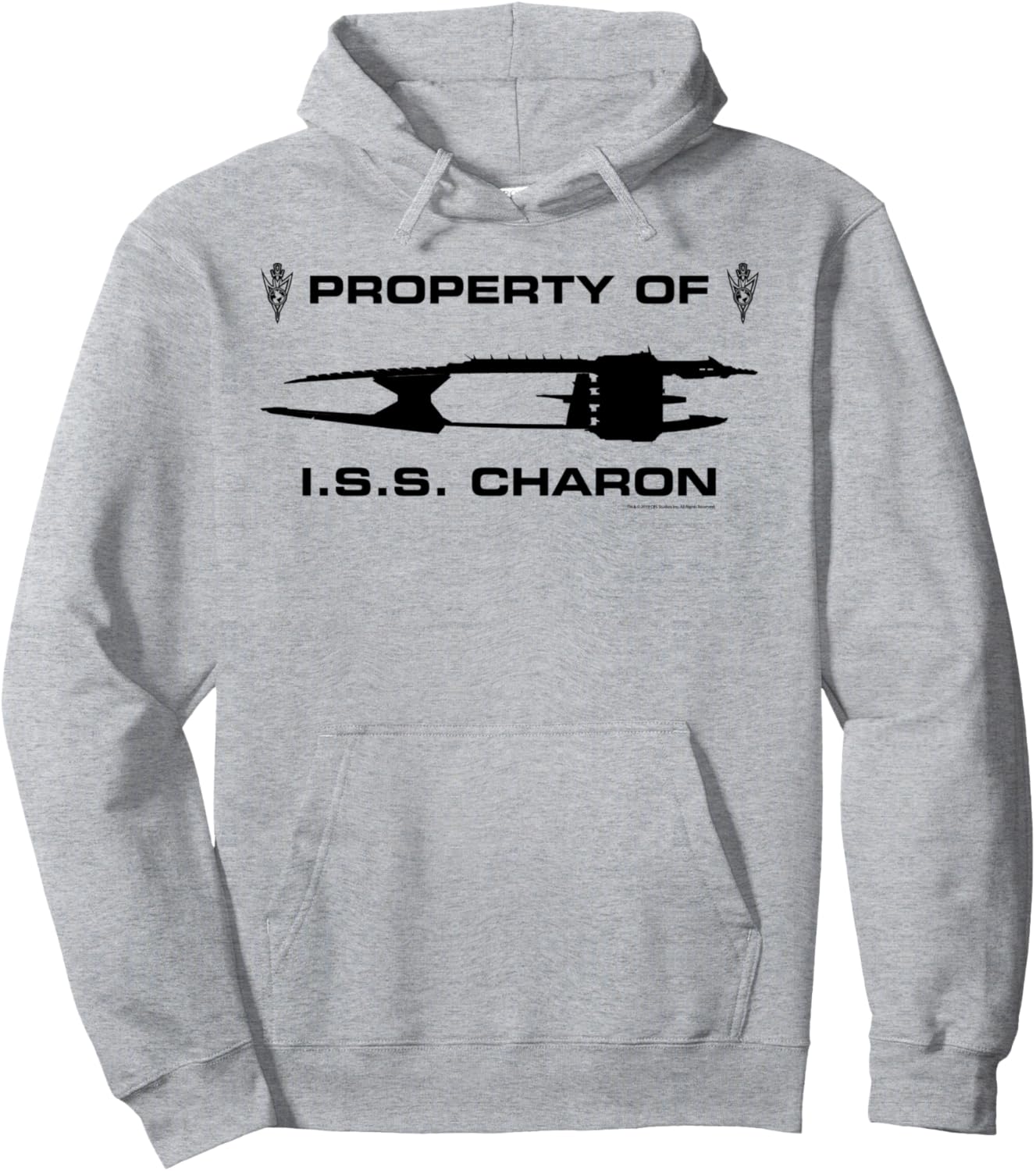 

Худи Star Trek Discovery ISS Charon Side Profile, серая