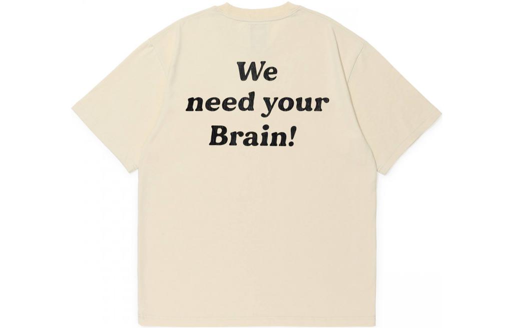 

MADNESS Футболка Unisex Ecru Crew Neck Moderate Straight Fit