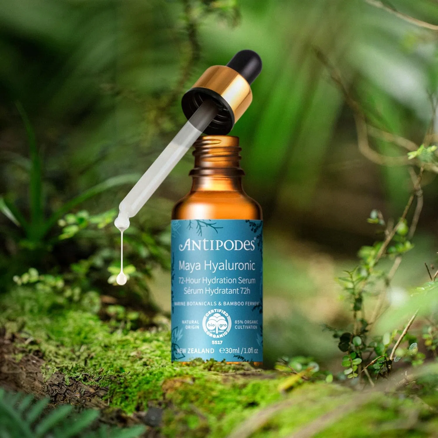 Сыворотка Antipodes — Увлажняющая Maya Hyaluronic 72h, 30 мл — фото 4