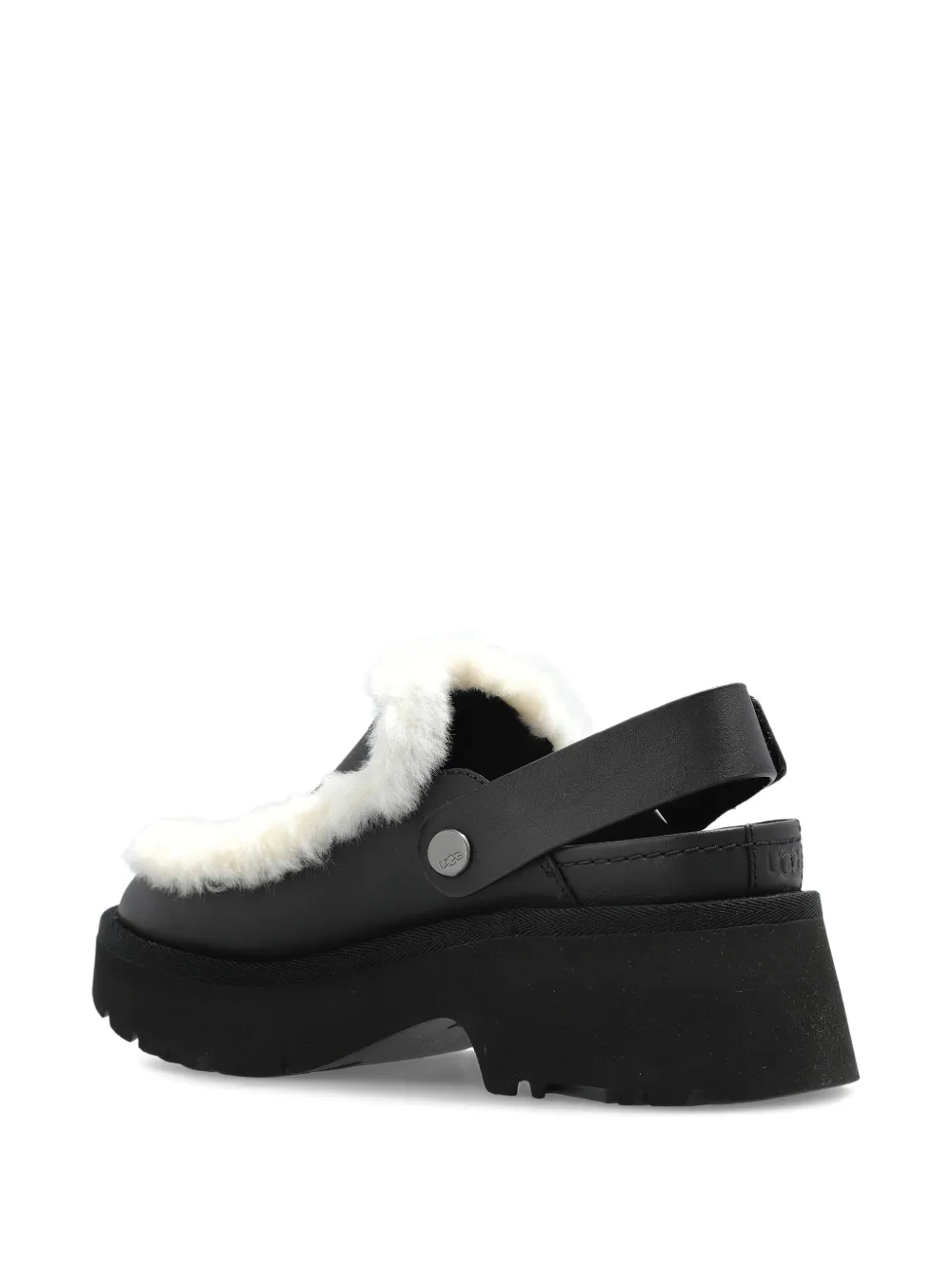 Мюли Esmee с отделкой из меха и каблуком 51 мм Ugg, черный — фото 4