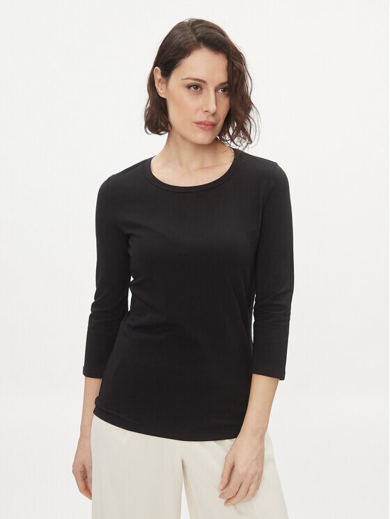 

Узкая блузка Weekend Max Mara, черный