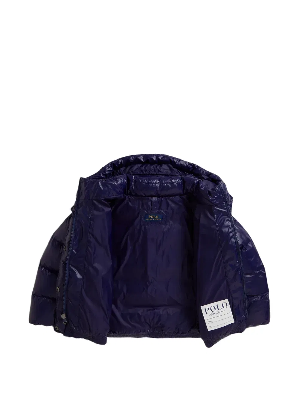 Стеганая куртка с капюшоном Polo Ralph Lauren Kids, синий — фото 3