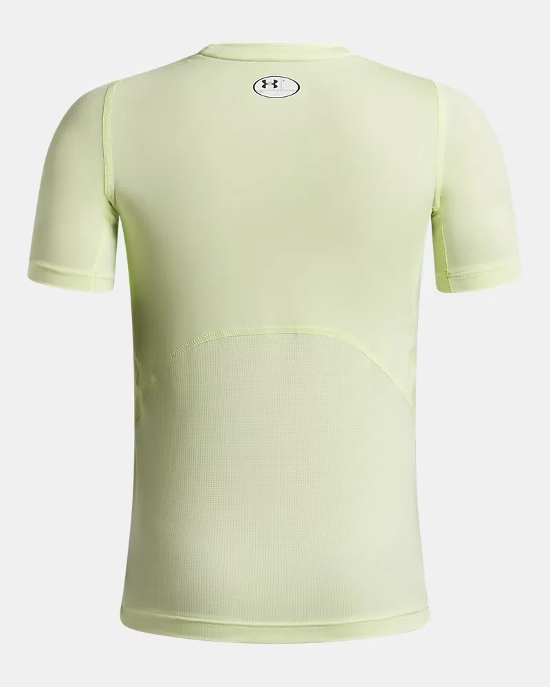 Футболка с коротким рукавом быстросохнущая HeatGear Armour UnderArmour, Fade Green/Black — фото 2