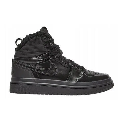 Детские кроссовки с высоким берцем Air Jordan 1 Nike, Schwarz