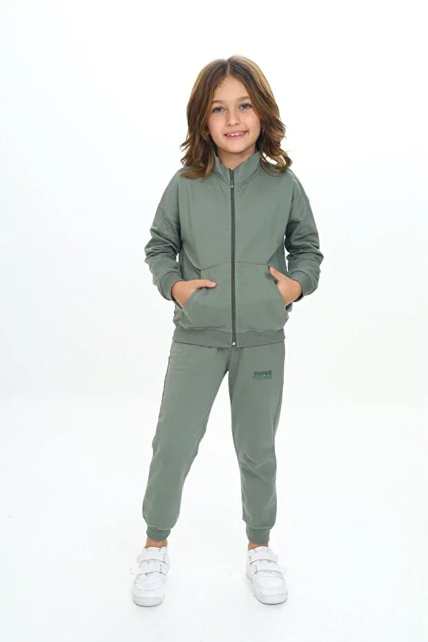 Детский комплект для девочек с принтом Cool Style Printed Toontoy, Green